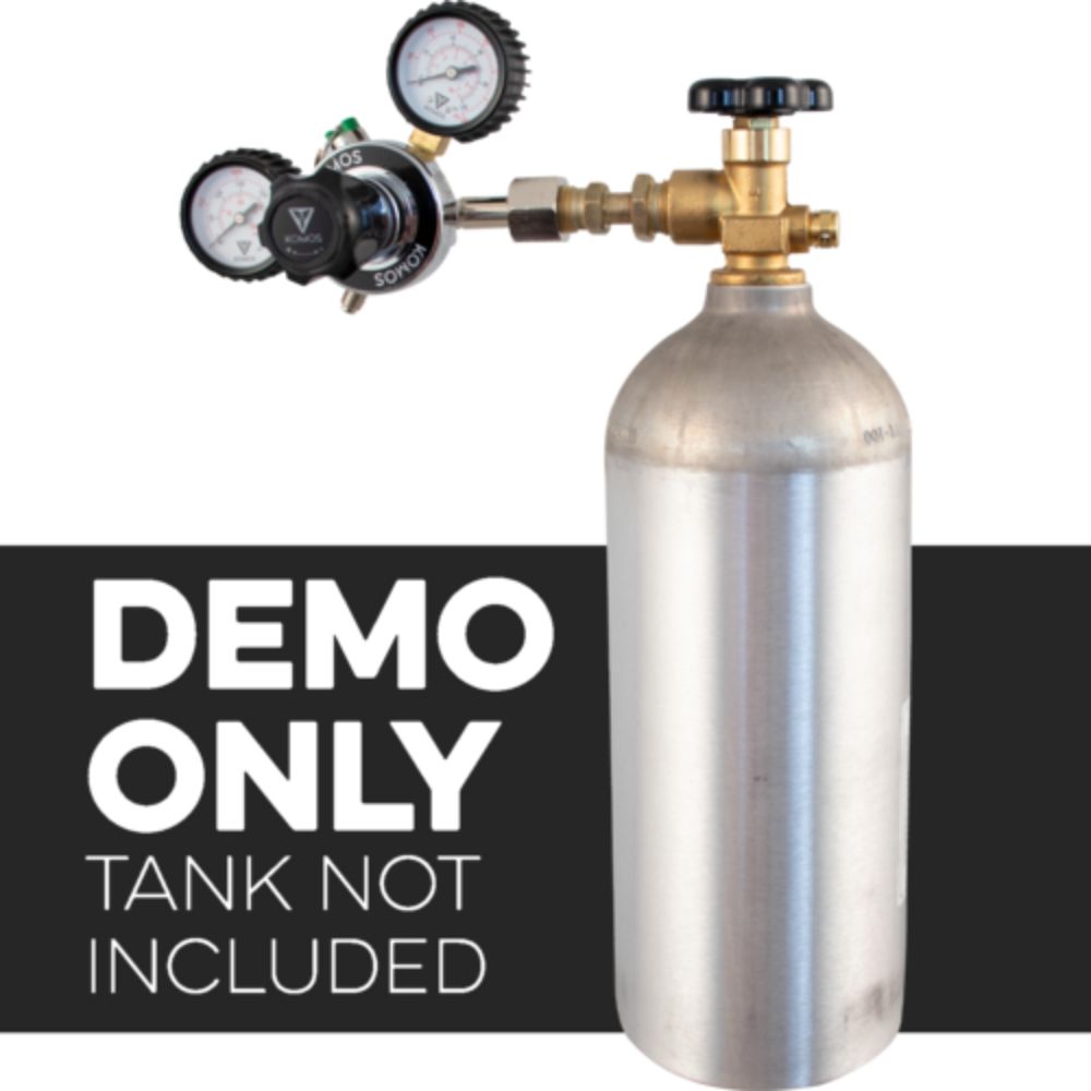 Komos 23-3/4" Freestanding Stout & Cold Brew Coffee Kegerator with NukaTap Faucets