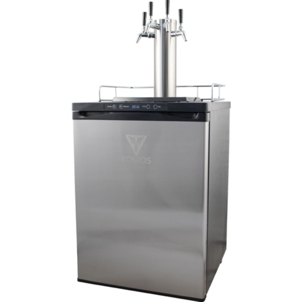 Komos 23-3/4" Freestanding Wine Kegerator with Nitrogen Dispensing