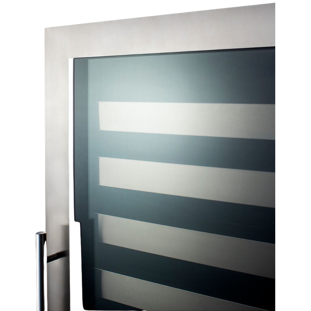 Summit 24" Wide 163 Bottle Dual-Zone Built-In Wine Cooler