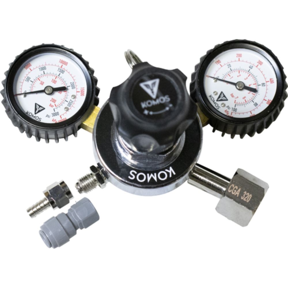 Komos 23-3/4" Freestanding Quad Tap Kegerator