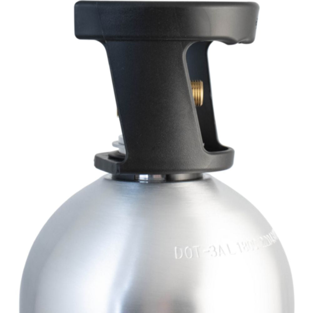 Komos 20 lb CO2 Tank Premium Aluminum New CGA320 Valve US DOT Approved