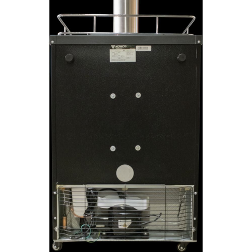 Komos 23-3/4" Freestanding Kegerator - Fits Up To 4 Ball Lock Corny Kegs