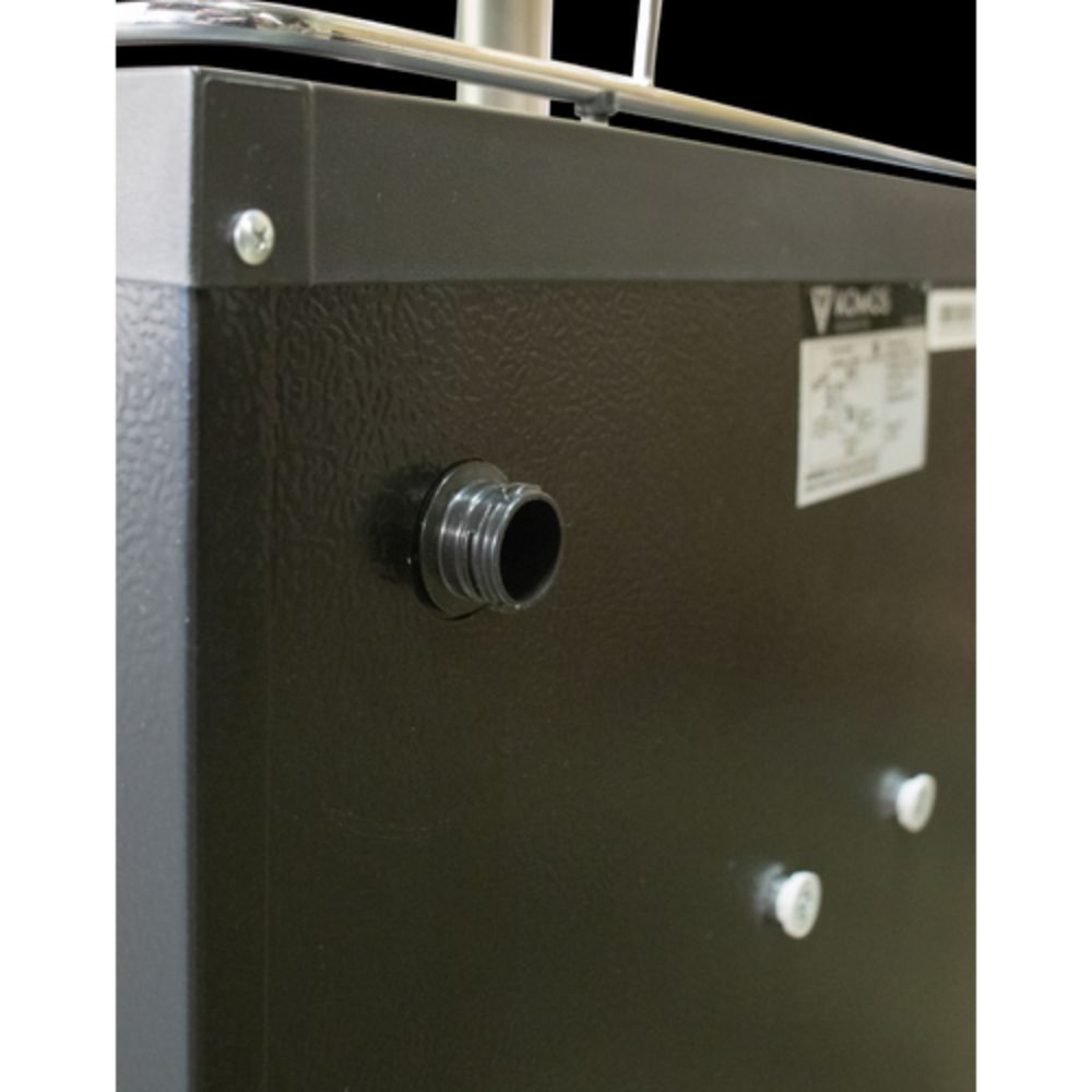 Komos 23-3/4" Freestanding Kegerator - Fits Up To 4 Ball Lock Corny Kegs