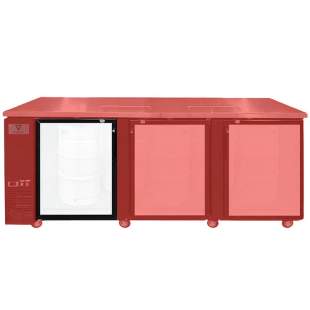 Komos Olympus Kegerator Replacement Glass Door Left