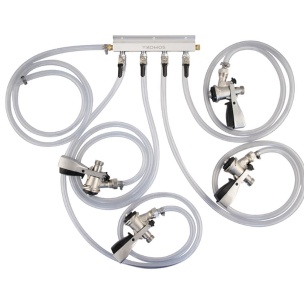 Komos Jockey Box Connection Kit - Sanke Coupler (4 Tap)
