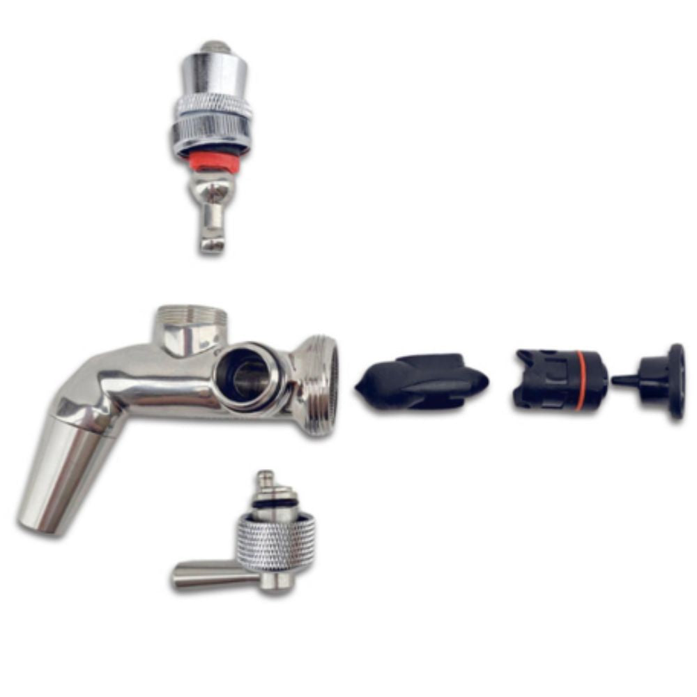 KegLand NukaTap Stainless Steel Beer Faucet  Flow Control Gen 2  Forward Sealing