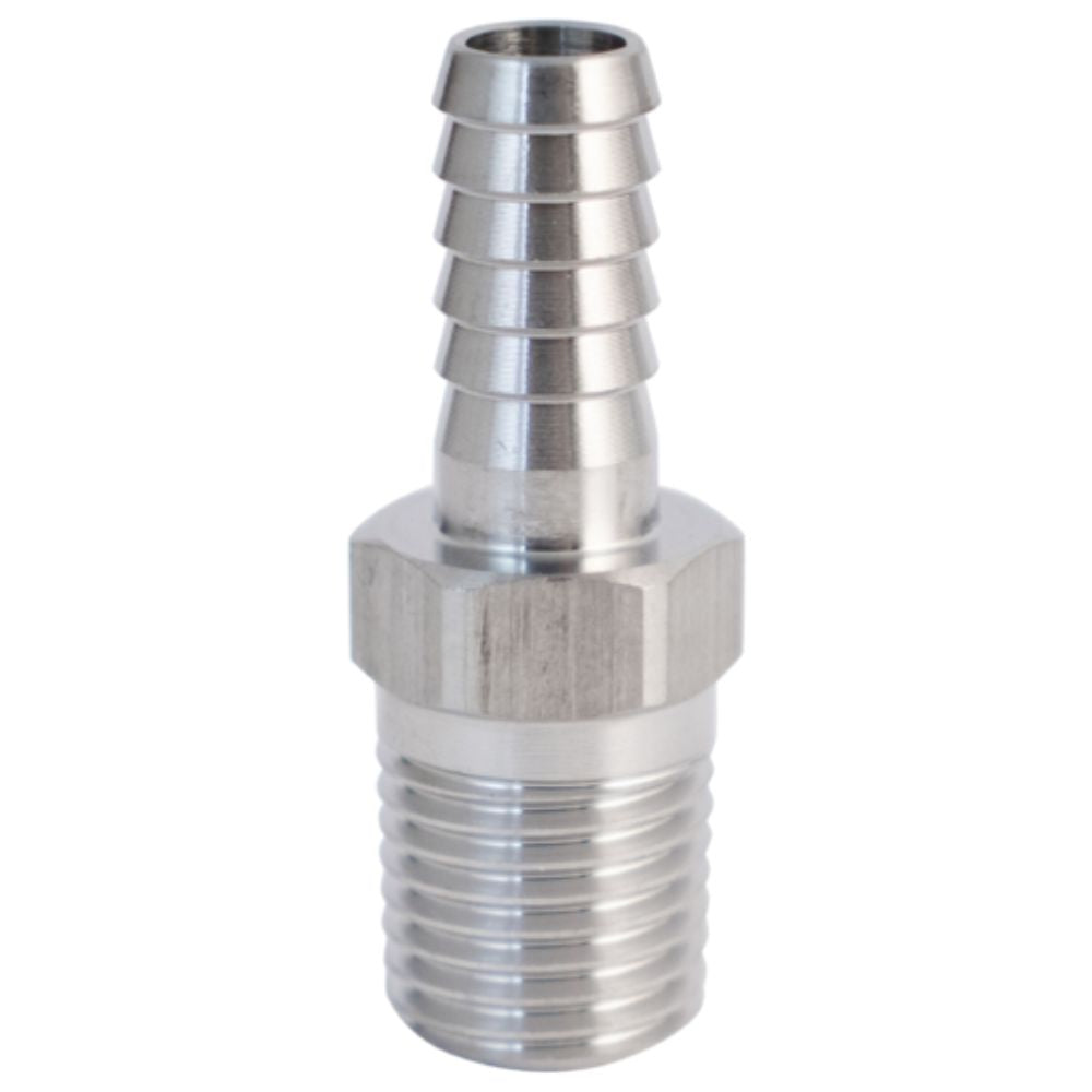 Komos Stainless Barb 1/4 " MPT x 5/16 " Barb 2-Pack