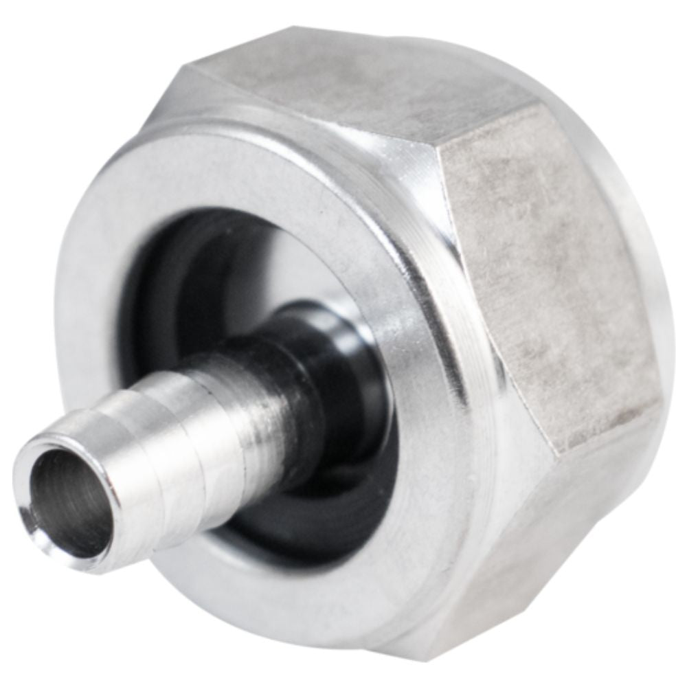 Komos Tailpiece Hex Nut And Gasket Set Stainless 1/4 " Barb