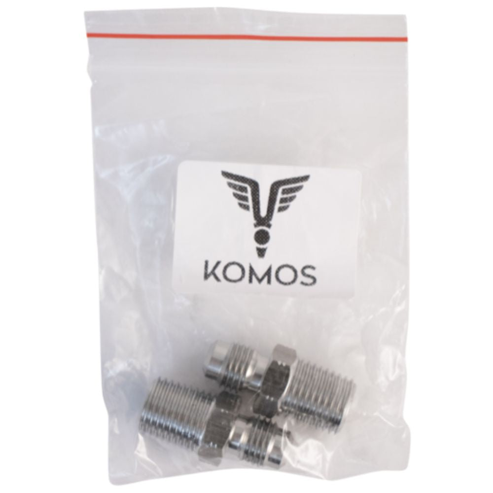 Komos 1/4 " MPT x 1/4 " Flare Adapter 2-Pack