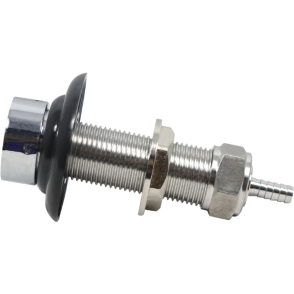 Komos Stainless Beer Faucet Shank 3 " Hex Nut & Barb