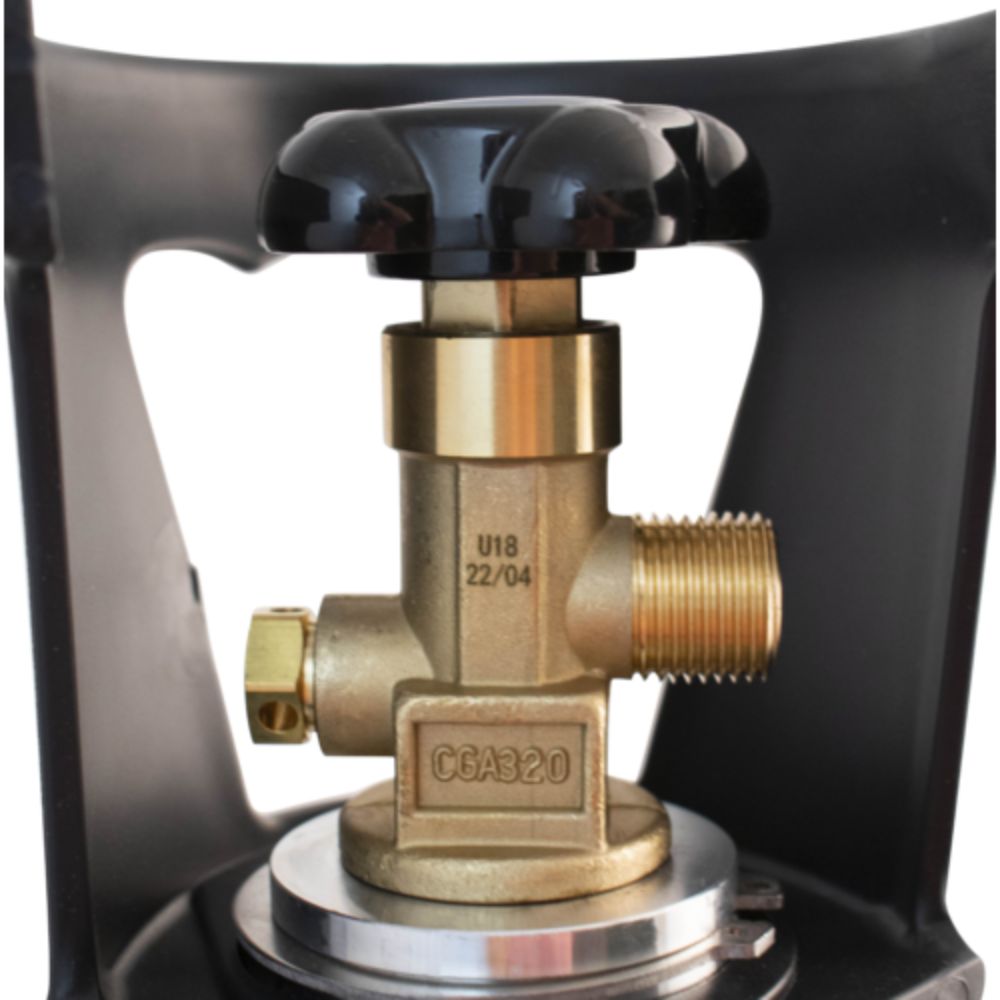 Komos 10 lb CO2 Tank Premium Aluminum New CGA320 Valve US DOT Approved