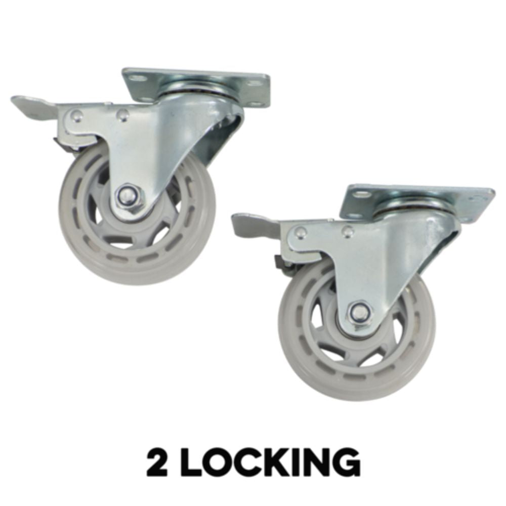 Komos Kegerator Heavy Duty Wheel Upgrade 6 Casters Double-Wide Model