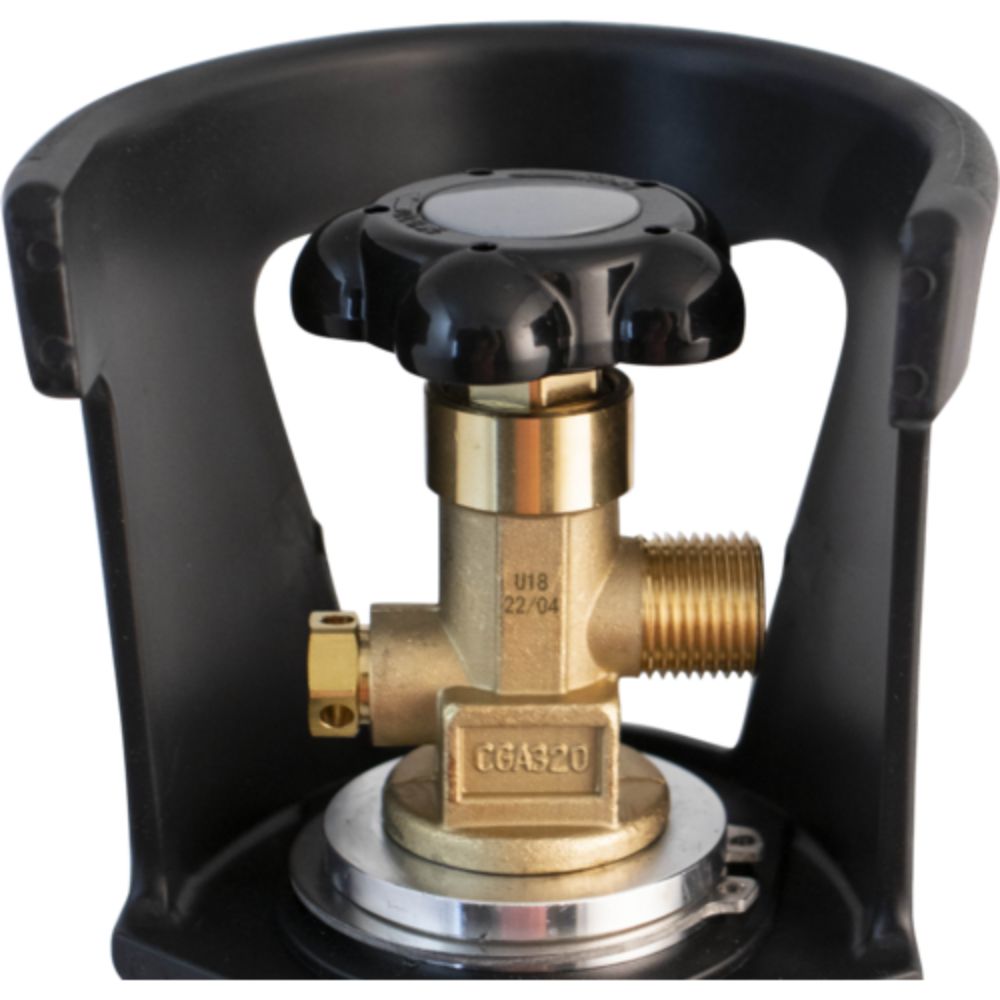 Komos 10 lb CO2 Tank Premium Aluminum New CGA320 Valve US DOT Approved