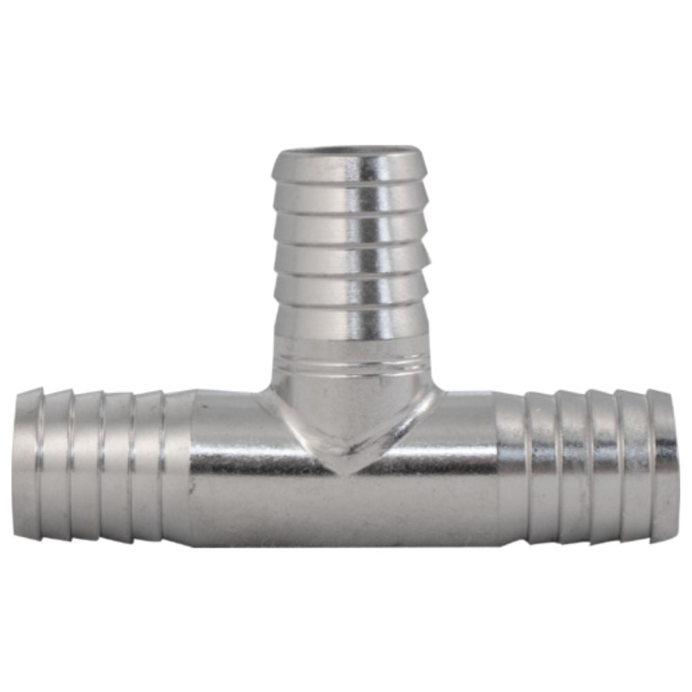 Komos Stainless Steel Tee 3/8 " Barbs