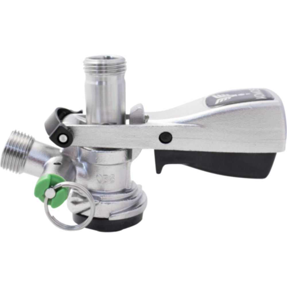 Komos Stainless Steel Sanke Keg Beer Tap - D-Style Keg Coupler (With PRV)