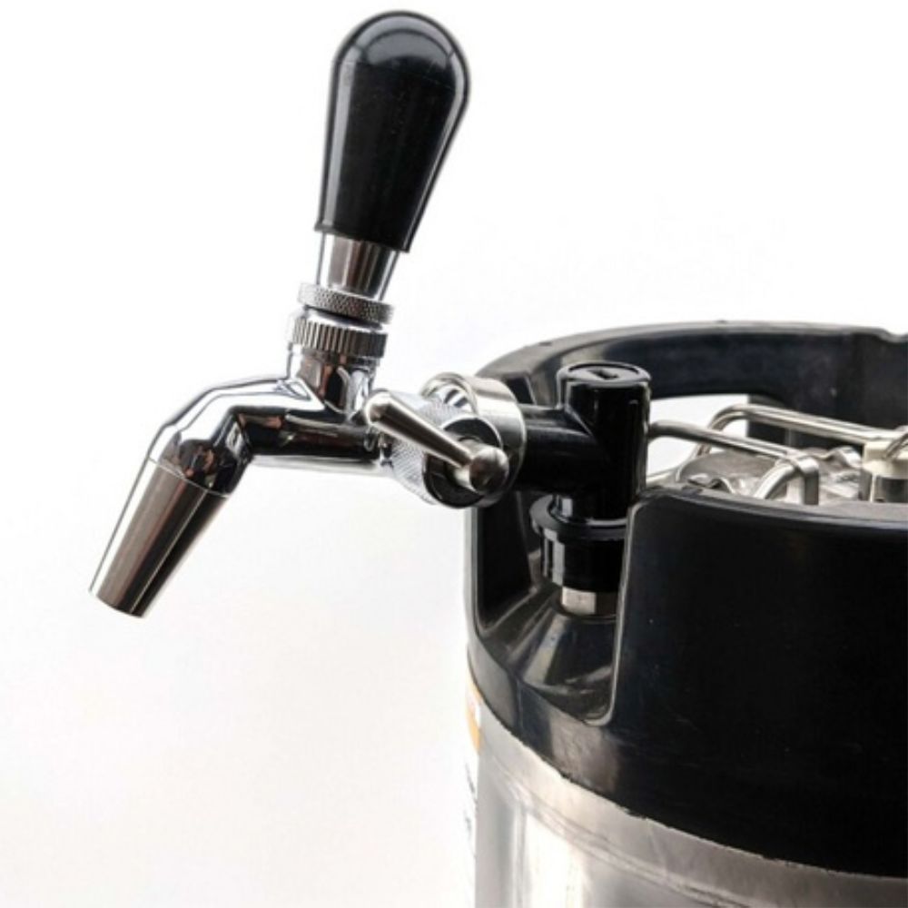 KegLand Ball Lock Quick Disconnect (QD) Beverage Out Integrated Tap Shank & Collar