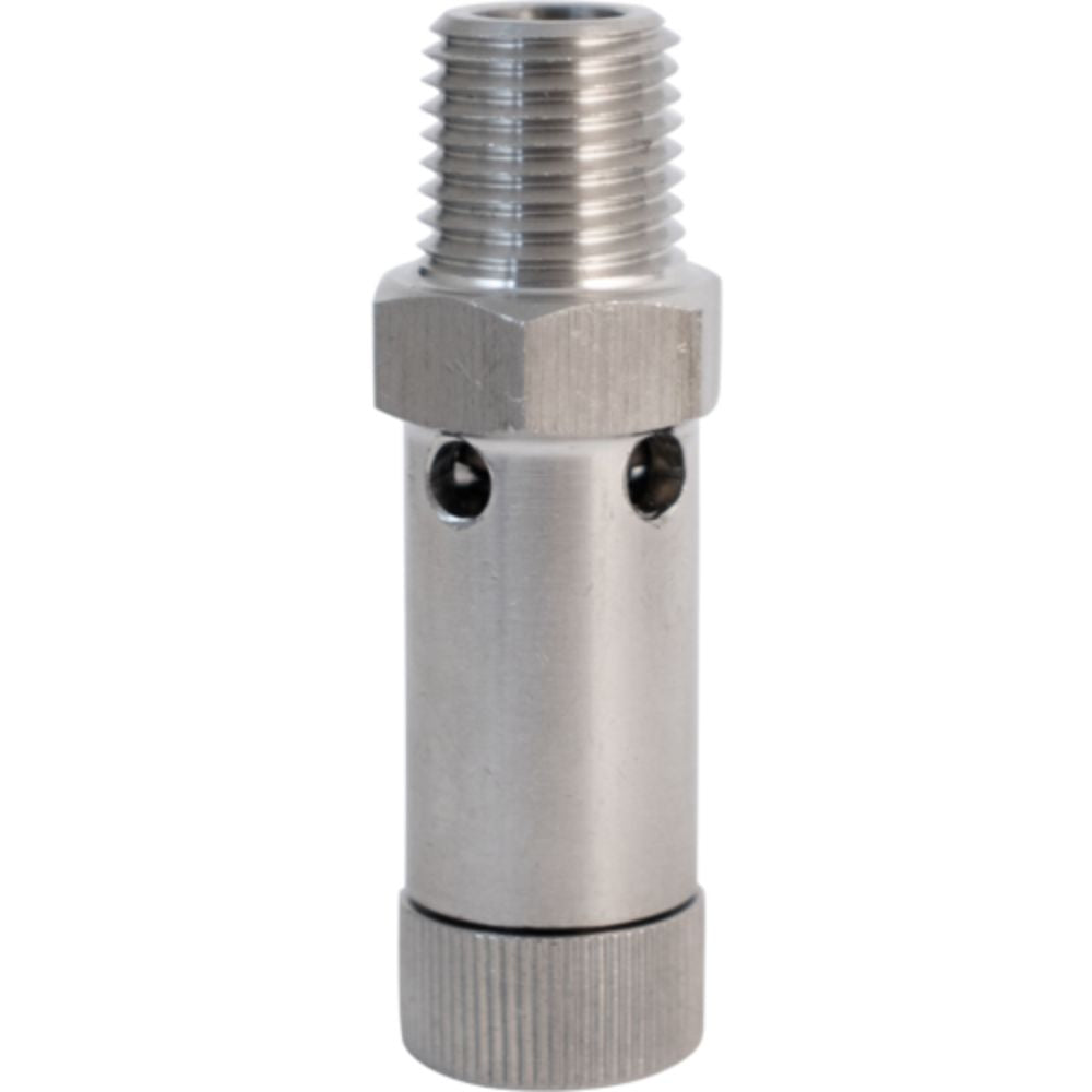 Komos Gas Pressure Relief Valve Adjustable Stainless 1/4 " MPT