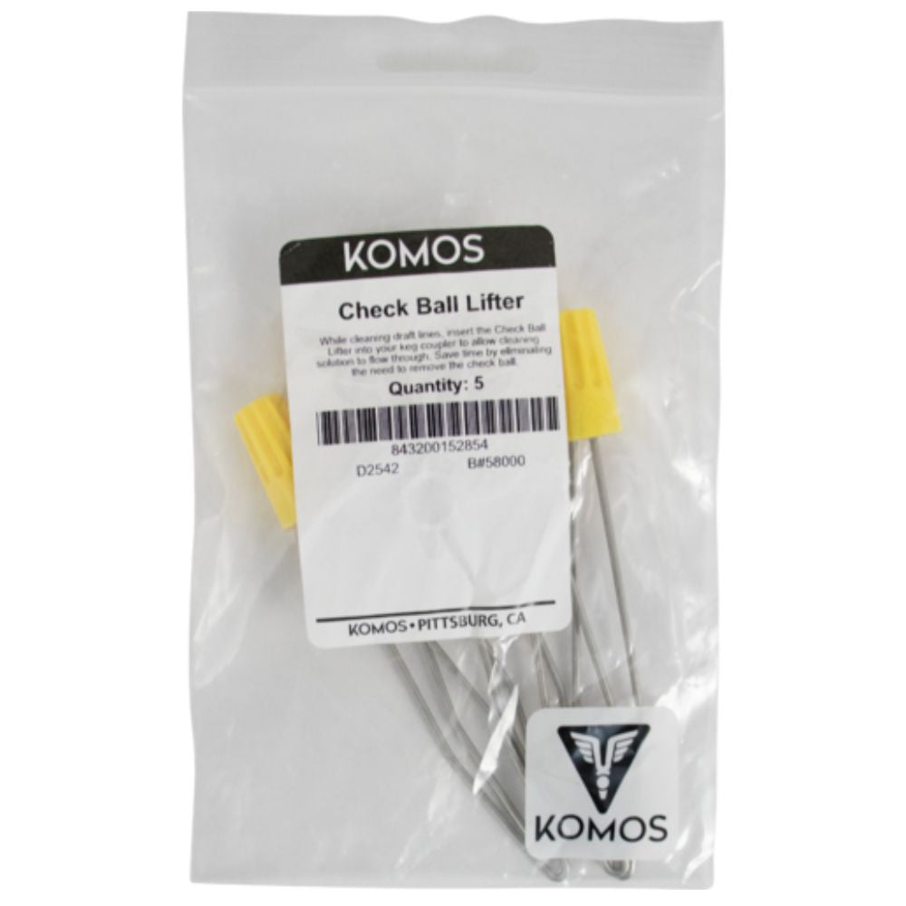 Komos Keg Coupler Check Ball Lifter 5-Pack