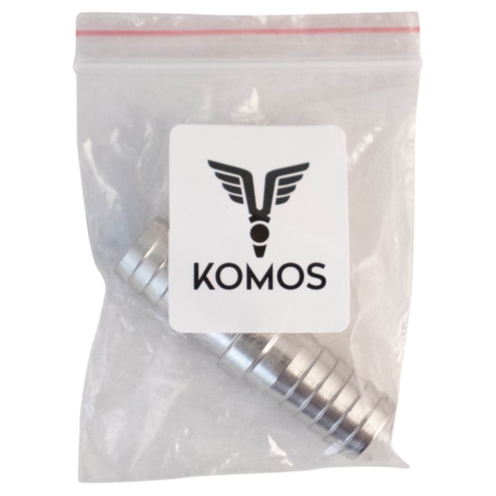 Komos Stainless Joiner 3/8 " Barb x 3/8 " Barb