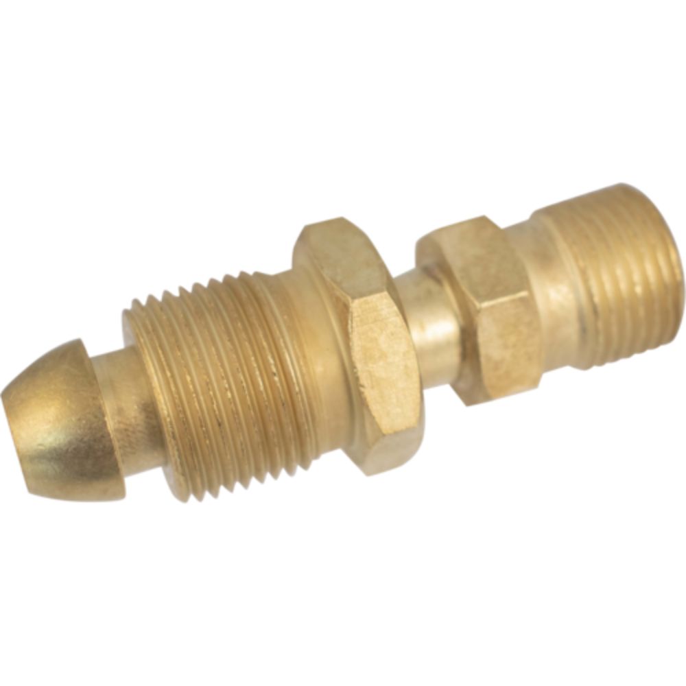 Komos CO2 Regulator to Nitrogen or Argon Tank Adapter CGA320 Male Thread by CGA580 Male Thread