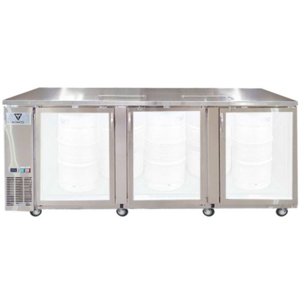 Komos Olympus Deluxe 90-7/8" Freestanding Kegerator