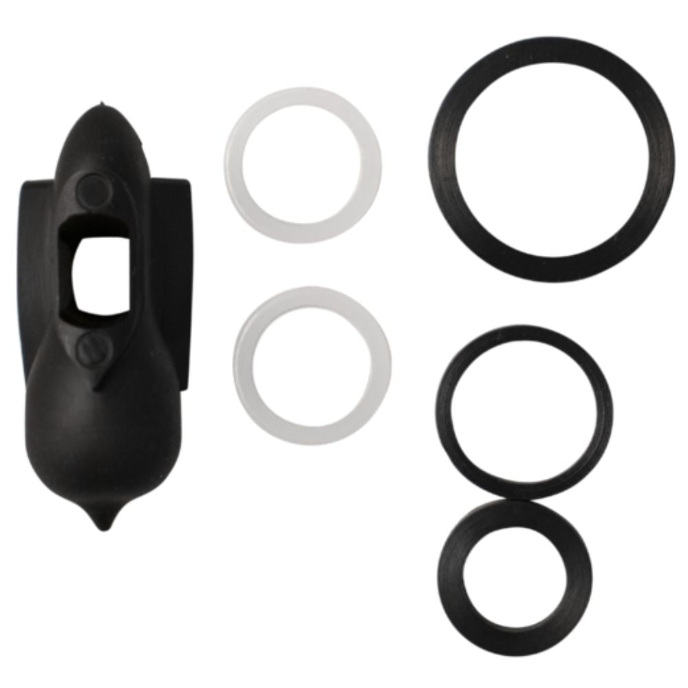 KegLand NukaTap Stainless Steel Beer Faucet Matte Black Finish Stealth Bomber Edition Forward Sealing