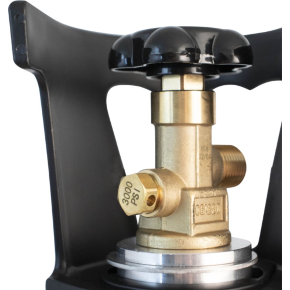 Komos 20 lb CO2 Tank Premium Aluminum New CGA320 Valve US DOT Approved