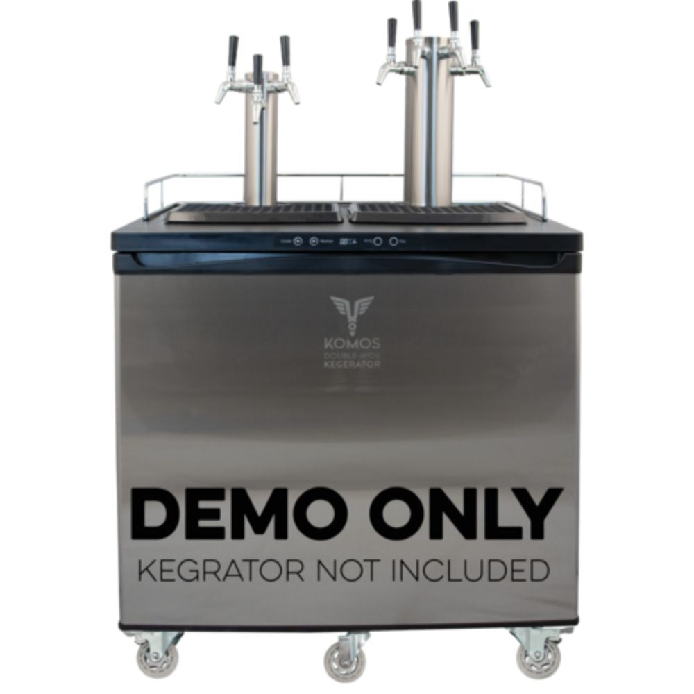 Komos Kegerator Heavy Duty Wheel Upgrade 6 Casters Double-Wide Model