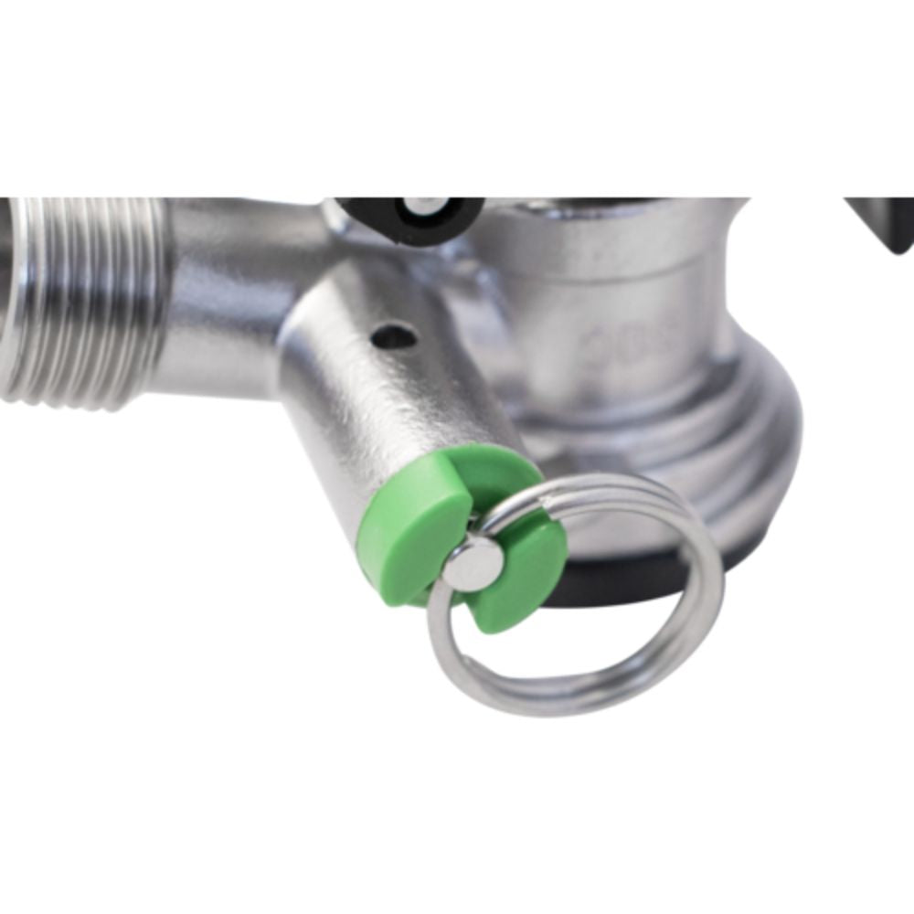 Komos Stainless Steel Sanke Keg Beer Tap - D-Style Keg Coupler (With PRV)
