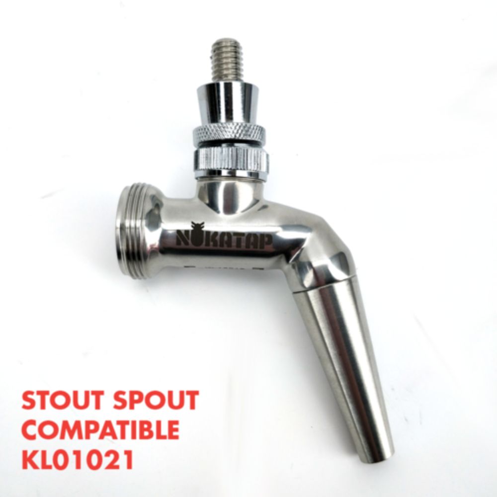 KegLand NukaTap Stainless Steel Beer Faucet Forward Sealing