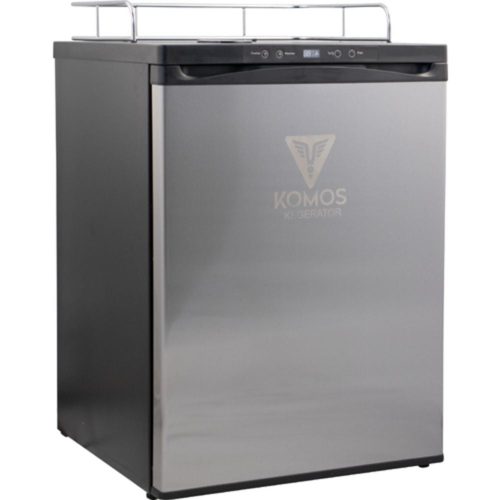Komos 23-3/4" Freestanding Kegerator - Fits Up To 4 Ball Lock Corny Kegs