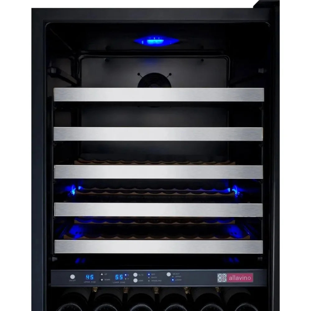 Photo of Allavino VSWR172-2 Wine Refrigerator Stainless Shelves