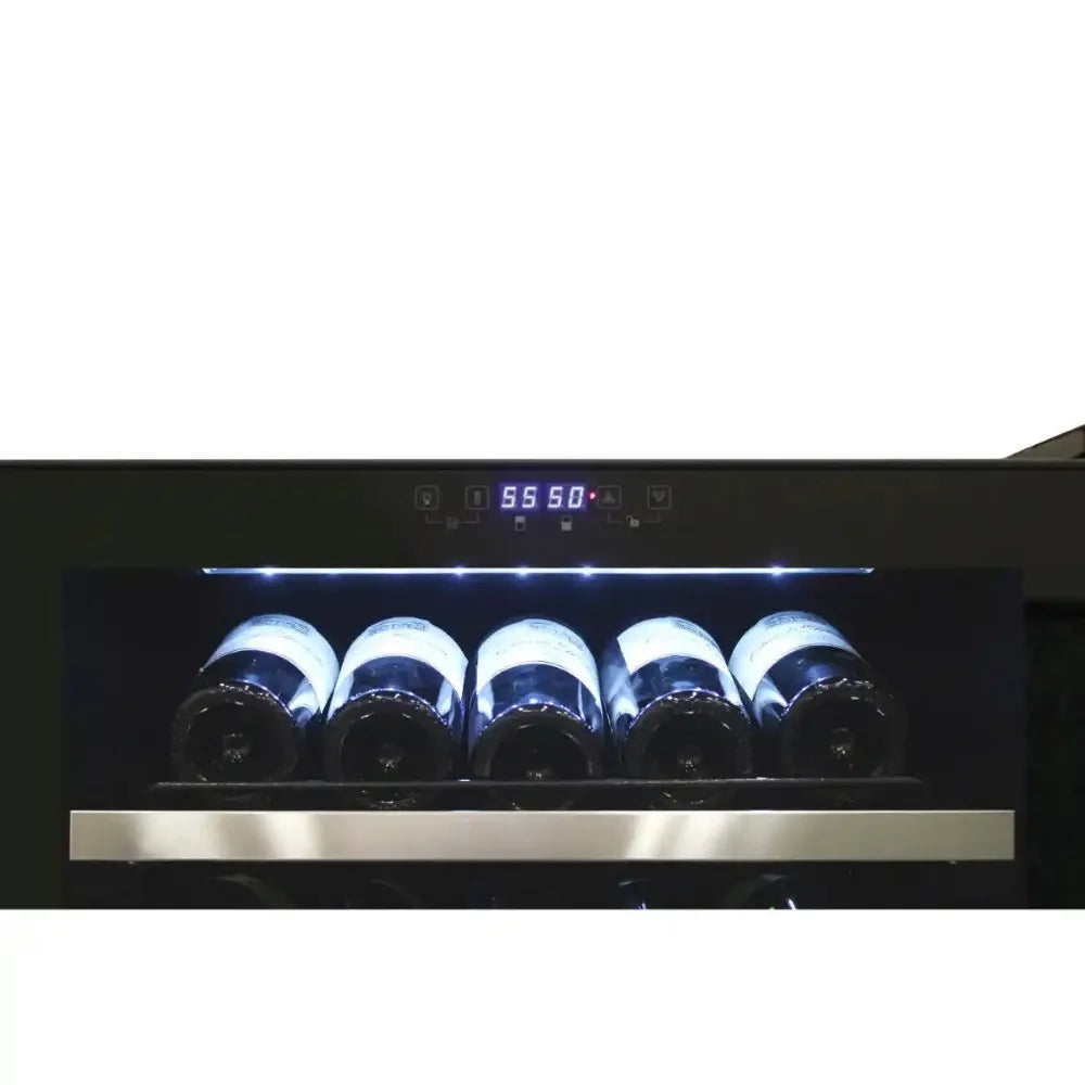 Close Up Picture of Vinotemp EL-142TSST Wine Fridge Digital Control Display