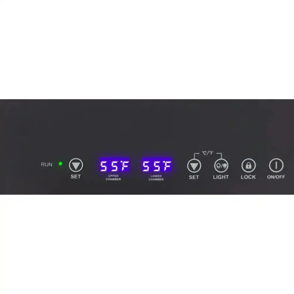 Close-Up Photo of Vinotemp EL-300TS Wine Cooler Digital Temperature Display