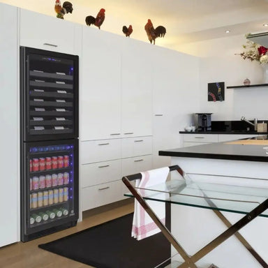 Preview Image of Vinotemp EL-100WBC-TS Wine and Beverage Refrigerator Kitchen Installation