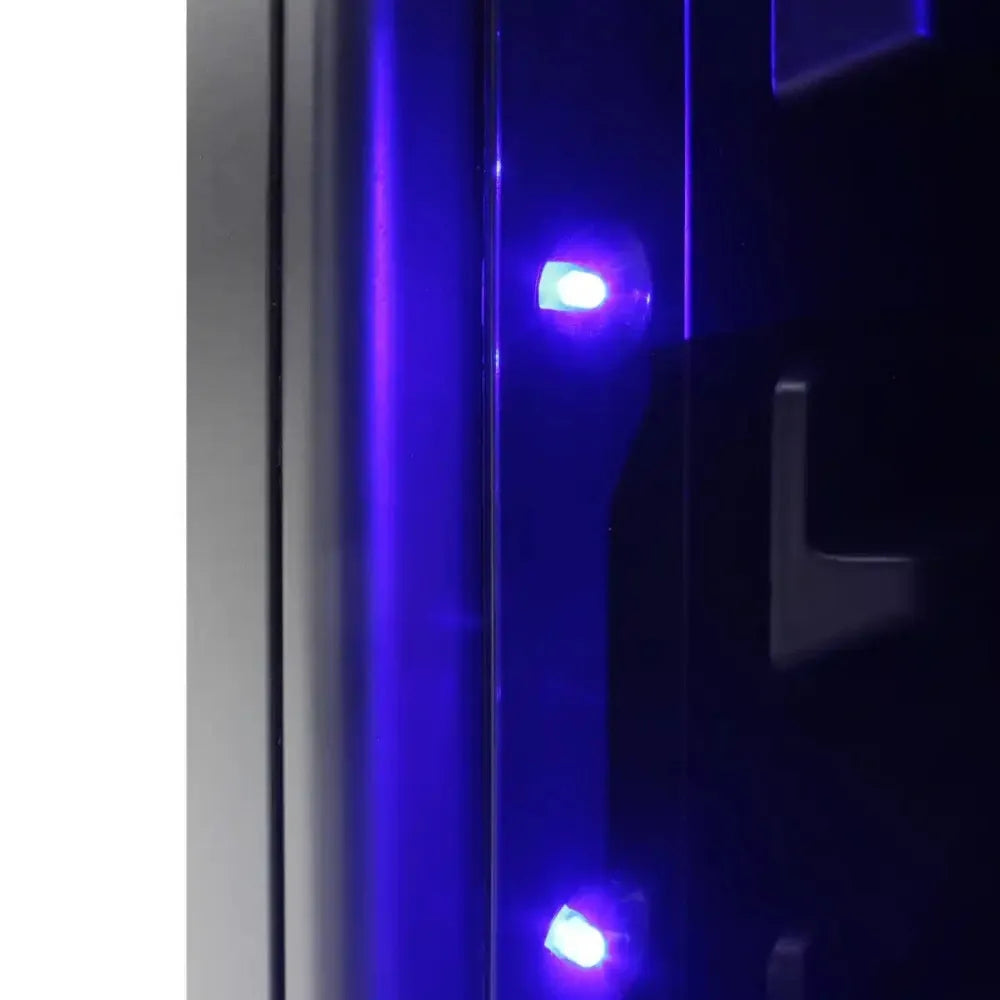 Photo of Vinotemp EL-100WBC-TS Wine and Beverage Fridge Blue LED Light