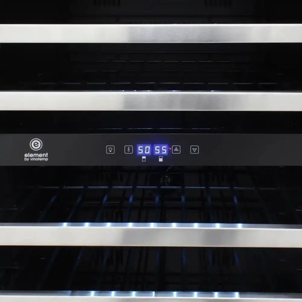 Close Up Picture of EL-142SDST Wine Cooler Digital Temp Control Display