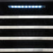 Close Up Photo of EL-142SDST Wine Cooler Interior With LED Light