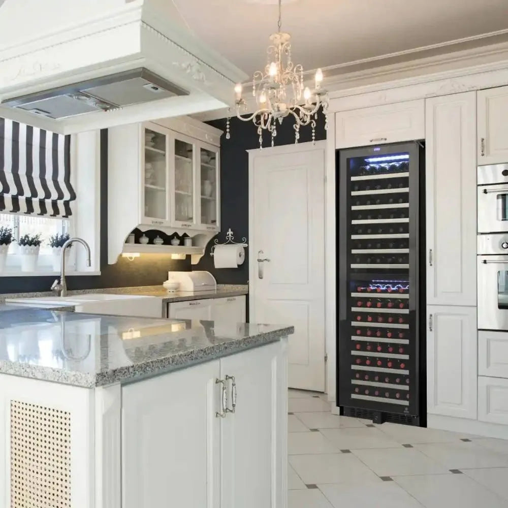 Preview Photo of Vinotemp EL-142TSST Wine Fridge Installed in a Kitchen