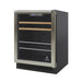 Angled Front View Photo of Vinotemp EL-24THWB Wine and Beverage Fridge