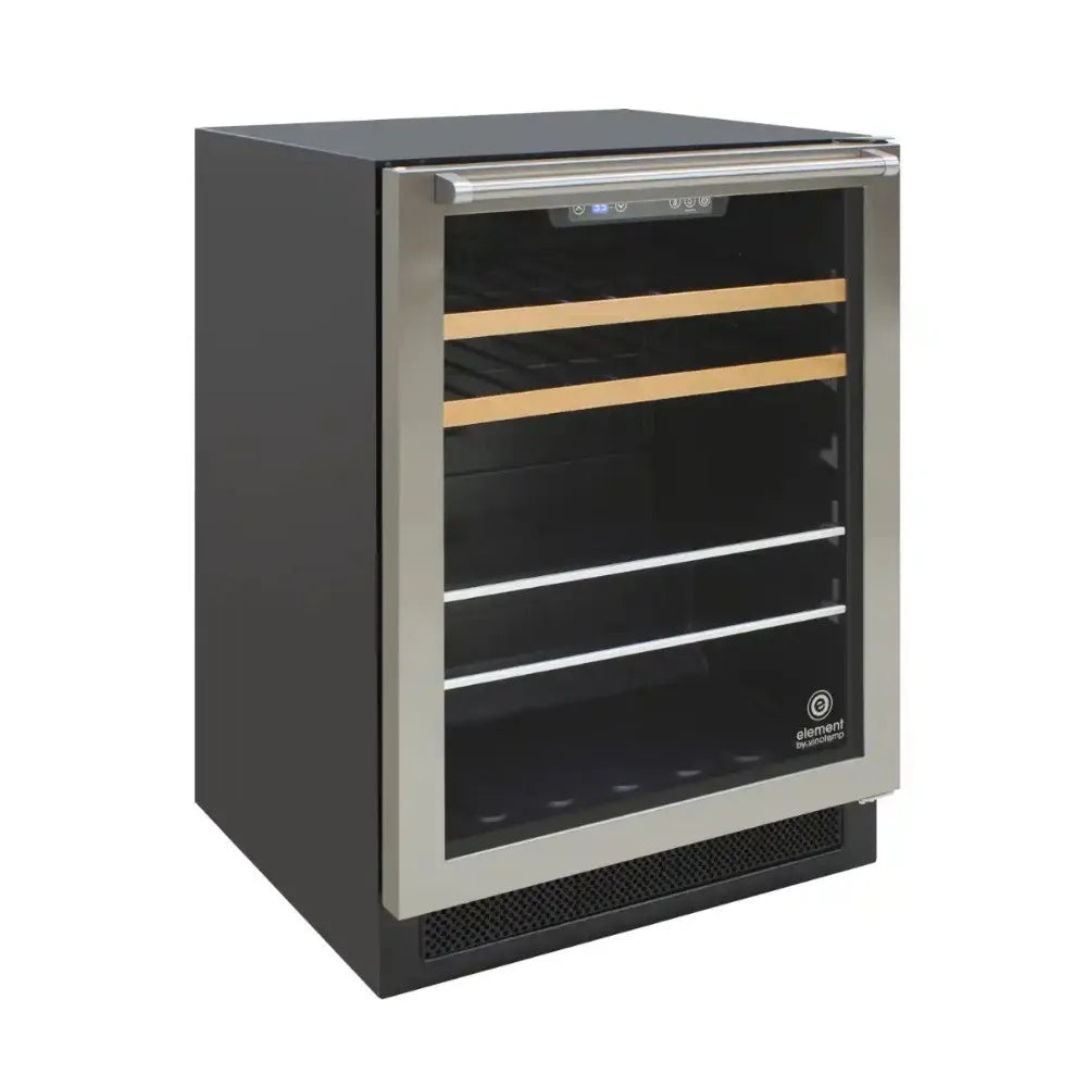 Angled Front View Photo of Vinotemp EL-24THWB Wine and Beverage Cooler