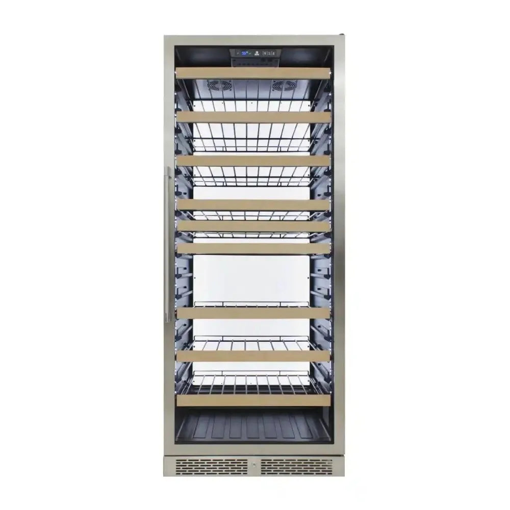 Empty Racks Inside Vinotemp EL-300DSWL Wine Refrigerator Image