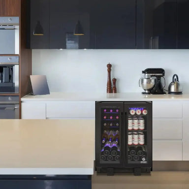 Built-in Vinotemp EL-BWC102-02 Wine and Beverage Refrigerator Photo