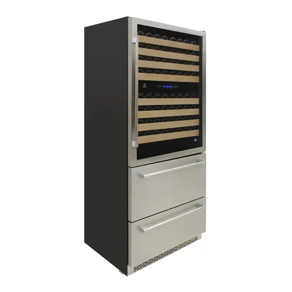 Angled Front Photo of Vinotemp EL-BWC30TB-S Beverage Refrigerator