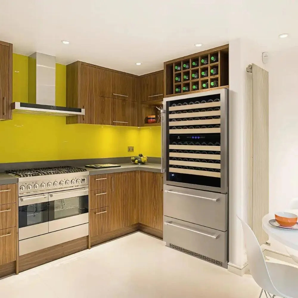 Photo of Built-in Vinotemp EL-BWC30TB-S Beverage Cooler Kitchen Setup