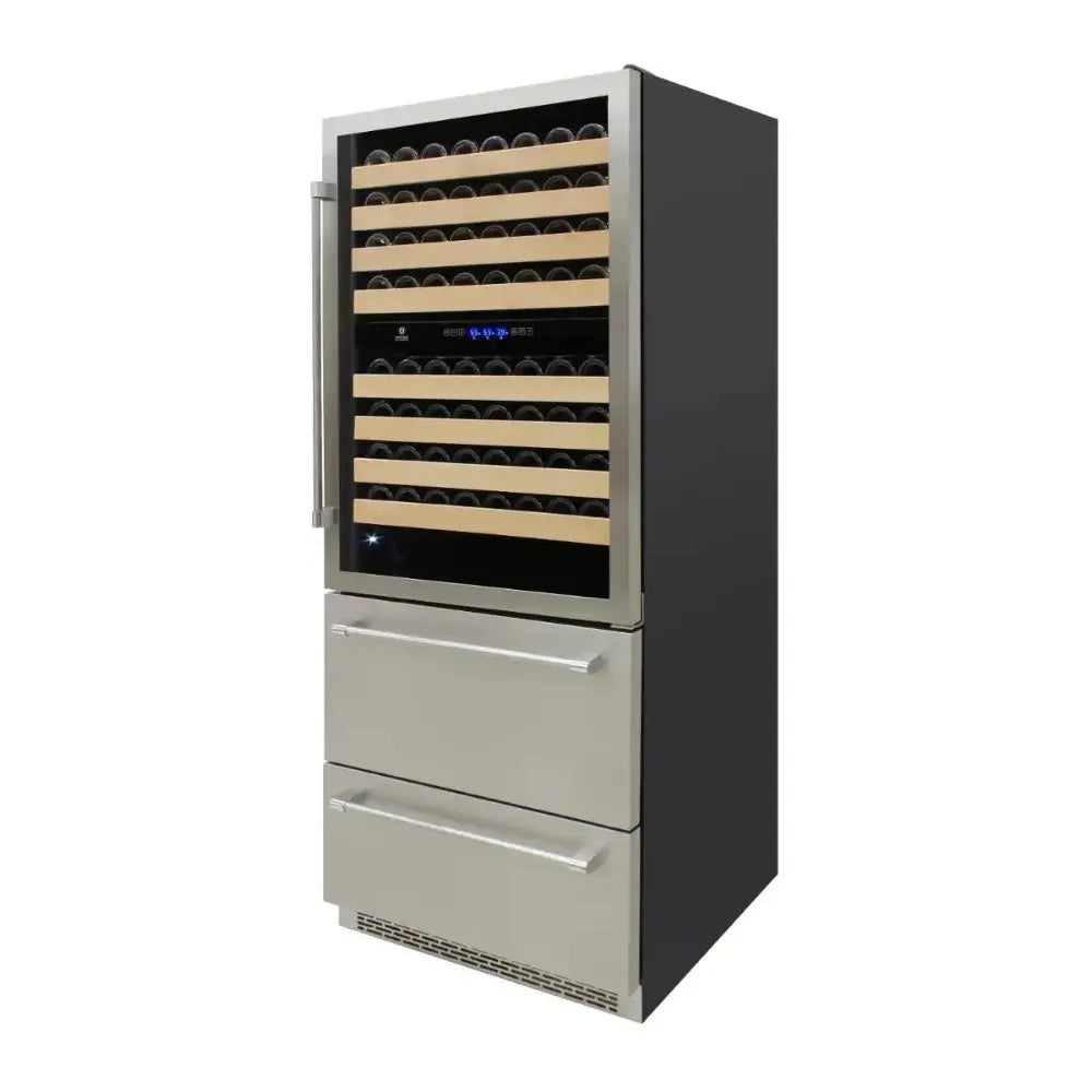 Front Angle Photo of Vinotemp EL-BWC30TB-S Beverage Fridge