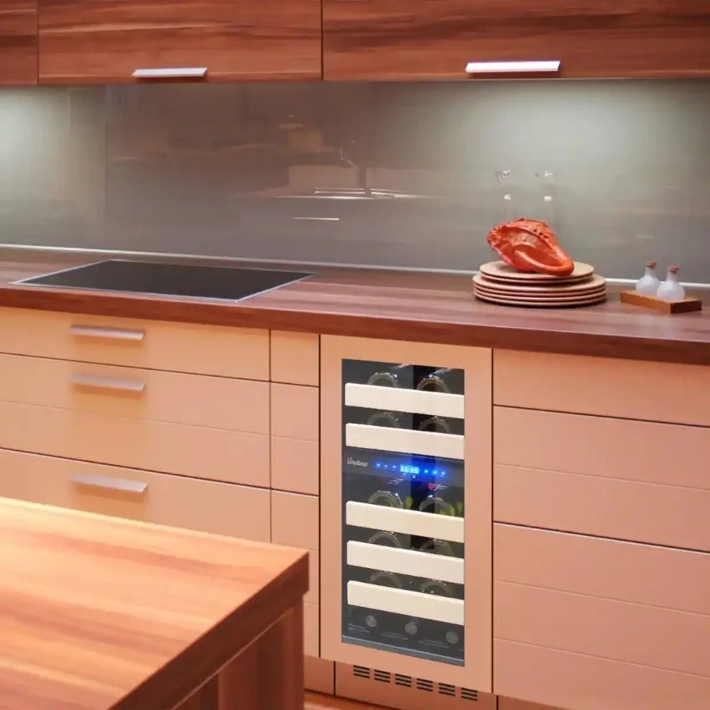 Vinotemp VT-15PR28 Dual-Zone 15" Wine Cooler Kitchen Set Up Preview
