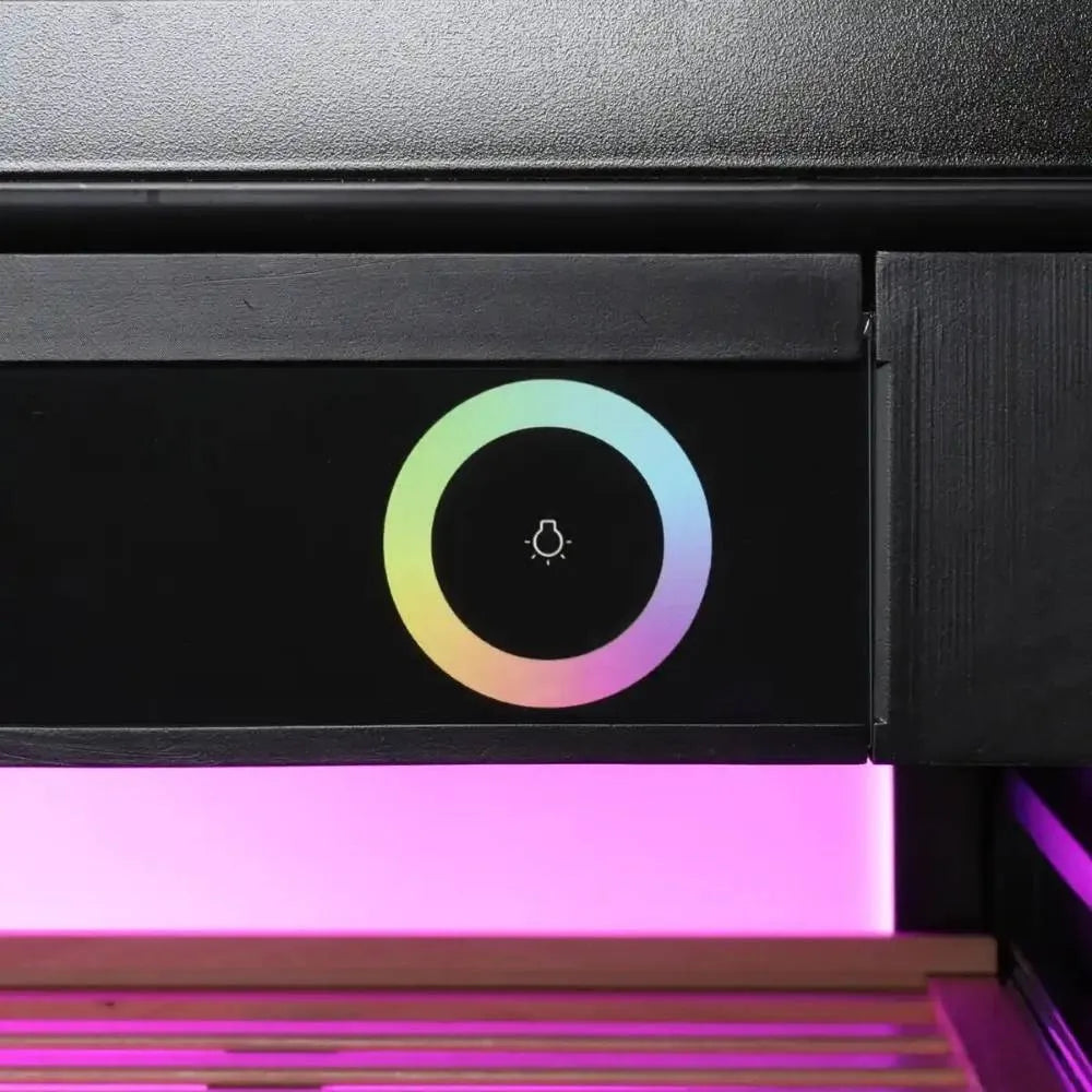 Photo of Vinotemp Vinoglow 41-Bottle Wine Cooler Power Button