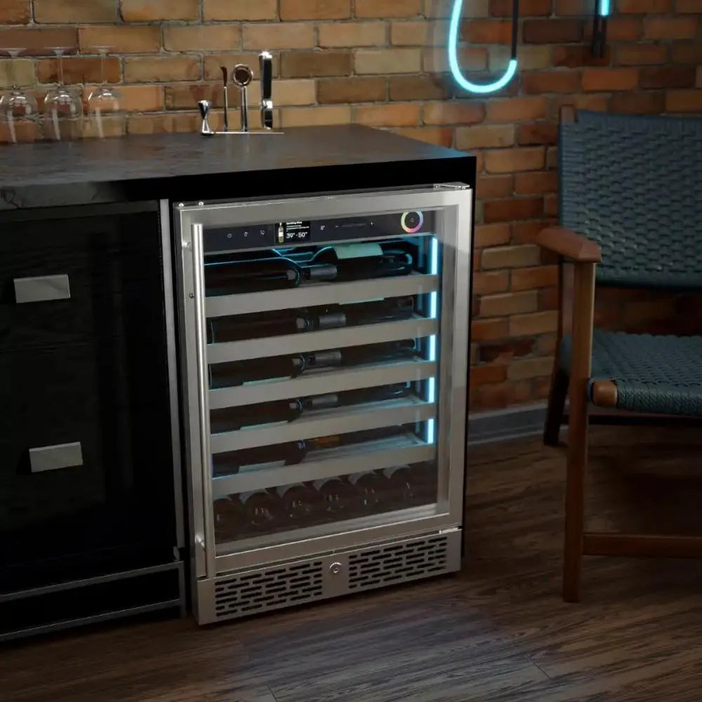 Preview Image of Vinotemp VTWC041EVGSS Wine Fridge Built-In Set Up