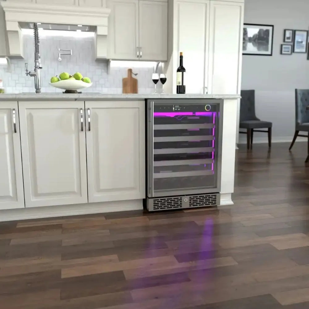 Photo of Vinotemp VTWC041EVGSS Wine Refrigerator Built-in Home Bar Setup